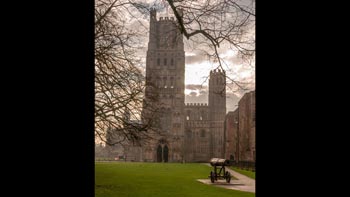 Ely Cathedral West Tower modern photo thumbnail