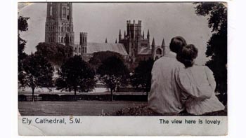 Ely Cathedral from Barton Road historical photo thumbnail